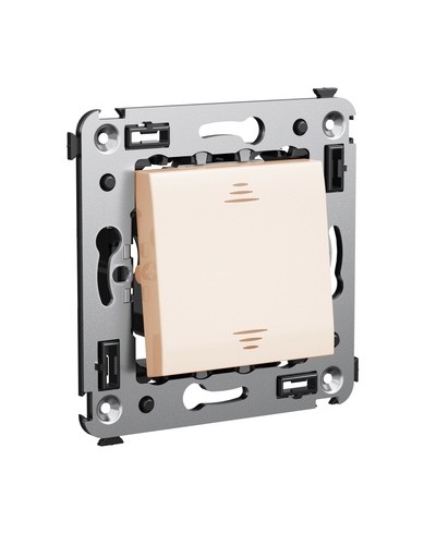 Инвертор одноклавишный в стену, Avanti, Ванильная дымка DKC 4405123 в Муроме Аксессуары для стоек и шкафов Pintop.ru