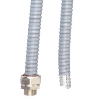 Металлорукав DN 26мм в ПВХ изоляции, Dвн 26,5 мм, Dнар 31,5, 25 м, цветчёрный DKC 6071R-027N