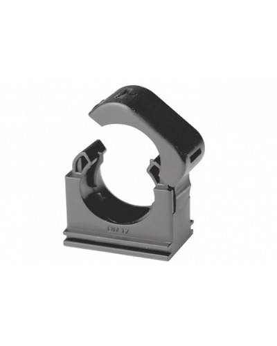 Держатель с крышкой DN 17 мм, полиамид, цвет чёрный (PASW17N) в Муроме Держатели, клипсы, скобы Pintop.ru