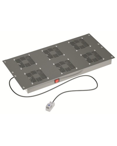 Потолочный вентиляторный модуль, с термостатом 6 вент. для крыши Ш=800мм DKC R5VSIT8006FT в Муроме Вентиляторные модули Pintop.ru