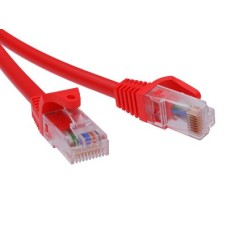 Патч-корд неэкранированный CAT5E U/UTP 4х2, LSZH, красный, 3м DKC RN5EUU4530RD