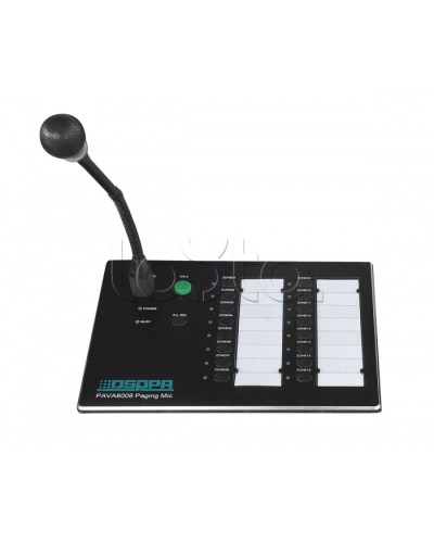 Консоль микрофонная DSPPA PAVA-8008 в Муроме Система оповещения и трансляции Dsppa Pintop.ru