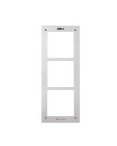 Рамка металическая для 3 модулей Dahua VTOF003 в Муроме Дополнительное оборудование для СКУД Pintop.ru