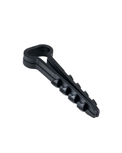 Дюбель-хомут (5х10 мм) для плоского кабеля черный (50 шт.) EKF PROxima (plc-cd-5x10b) в Муроме Крепеж: Дюбели, шурупы, саморезы Pintop.ru