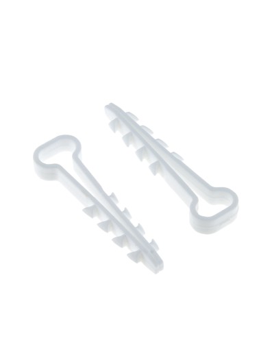 Дюбель-хомут (6х14 мм) для плоского кабеля белый (50 шт.) EKF PROxima (plc-cd-6x14w) в Муроме Крепеж: Дюбели, шурупы, саморезы Pintop.ru