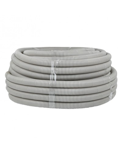 Труба гофр. ПВХ с протяжкой d32 мм (50 м) серая EKF-Plast (tg-z-32) в Муроме Труба гофрированная Pintop.ru