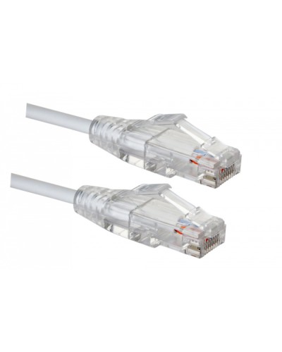 Коммутационный шнур категории 5e SLIM LINE, U/UTP, LSZH, T568B, 3 м, белый Eurolan (21S-U5-03WT) в Муроме Патчкорды (медные) Pintop.ru
