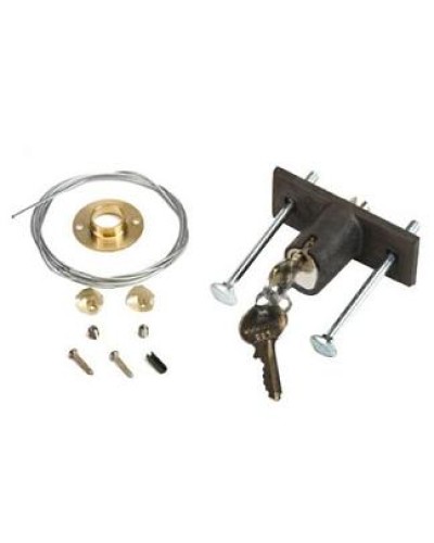 Замок дистанционной разблокировки потолочного привода с ключом №1 Faac 424591001 в Муроме Запчасти для шлагбаумов и автоматики Pintop.ru