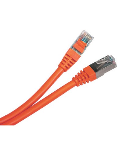 Патч-корд экранированный Hyperline PC-LPM-STP-RJ45-RJ45-C5e-0.5M-LSZH-OR в Муроме Патчкорды (медные) Pintop.ru