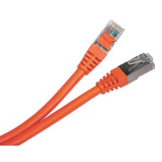 Патч-корд экранированный Hyperline PC-LPM-STP-RJ45-RJ45-C6-1.5M-LSZH-OR