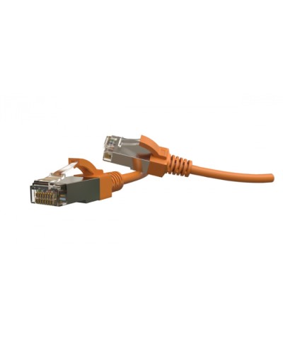 Патч-корд S/FTP Hyperline (PC-LPT-SFTP-RJ45-RJ45-C6-2M-LSZH-OR) в Муроме Патчкорды (медные) Pintop.ru