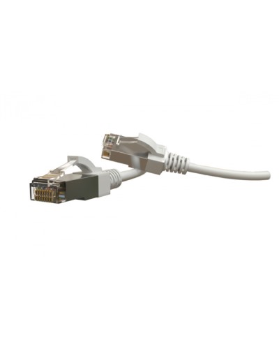 Патч-корд S/FTP Hyperline (PC-LPT-SFTP-RJ45-RJ45-C6-3M-LSZH-WH) в Муроме Патчкорды (медные) Pintop.ru