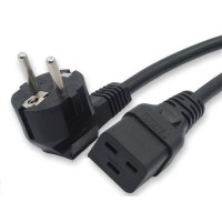 Кабель питания 1,8 м Hyperline PWC-IEC19-SHM-1.8-BK