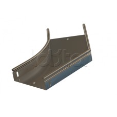 Угол 45° горизонтальный плавный Hyperline RST-AHS45-300-100-0,8-R100-SZ