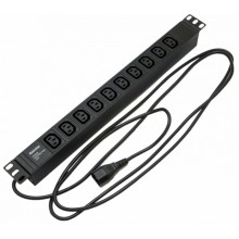 Блок розеток Hyperline SHE19-10IEC-2.5IEC