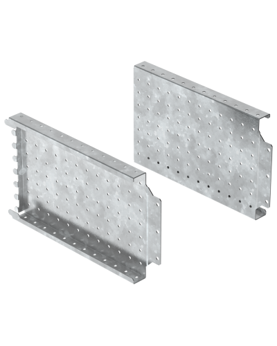 FORMAT Панель монтажная боковая перфорированная 200х400мм (2шт/упак) IEK (FO-00-MPSP-020-040) в Муроме Аксессуары для стоек и шкафов Pintop.ru