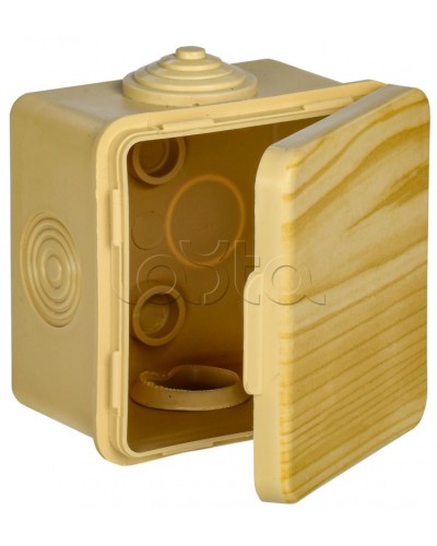 Коробка расп. КМ для о/п D=85х40мм IP54 4 вв. сосна IEK (UKO21-085-040-000-K34-54) в Муроме Распределительные коробки Pintop.ru