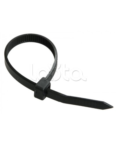 Стяжка 350x7,6 мм нейлоновая, черная IEK (UHH32-D076-350-100) в Муроме Стяжки-хомуты Pintop.ru