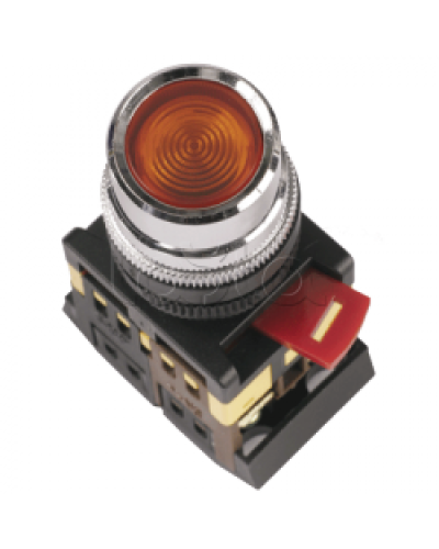 Кнопка ABLF-22 красный d22мм неон/240В 1з+1р IEK BBT10-ABLF-K04 в Муроме Кнопки выхода Pintop.ru