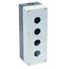 Корпус КП104 для кнопок 4 места белый IEK BKP10-4-K01