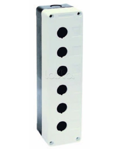 Корпус КП105(6) для кнопок 5(6) мест IEK BKP10-6-K01 в Муроме Аксессуары для стоек и шкафов Pintop.ru