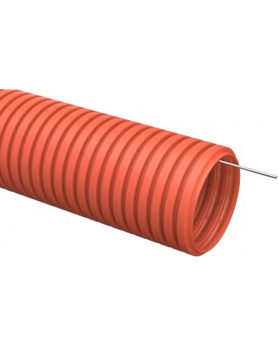 Труба гофр. ПНД 20 мм с зондом (100 м) IEK (CTG20-20-K04-100) в Муроме Труба гофрированная Pintop.ru