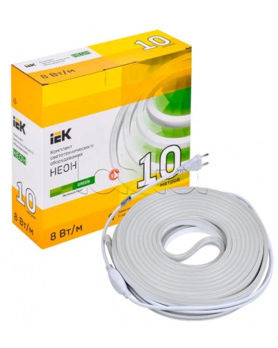 Комплект DIY (2835G120-8-IP65-220В 10м + др.) IEK (LSR5-G-120-65-2-10-S0) в Муроме Источники света(Лампы) Pintop.ru