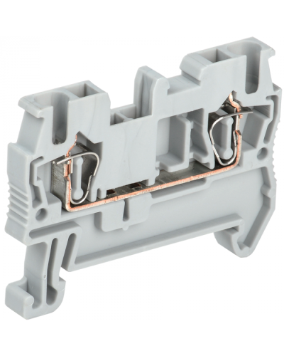 Клемма пружинная КПИ 2в-2,5 31А серая IEK (YZN11-002-K03) в Муроме Клеммные колодки Pintop.ru