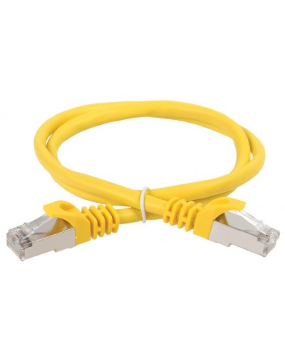 ITK Коммутационный шнур (патч-корд), кат.5Е FTP, 3м, желтый (PC05-C5EF-3M) в Муроме Патч-корды и пигтейлы Pintop.ru