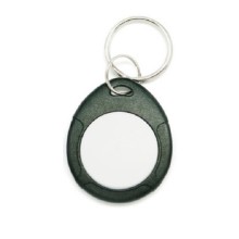 Брелок IronLogic IL-07TBlackW c кольцом, чёрный + белый