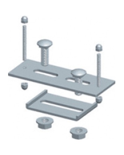 Основа фиксатора кабеля, алюминий LANMASTER LAN-MT-FBA в Муроме Аксессуары для лотков Pintop.ru