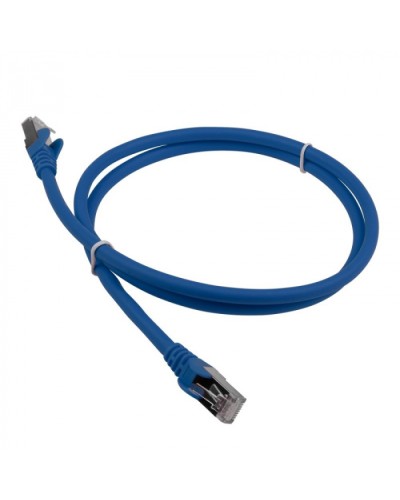 Патч-кордLSZH FTP кат.6A, 7.0 м, синий LANMASTER (LAN-PC45/S6A-7.0-BL) в Муроме Патч-корды и пигтейлы Pintop.ru