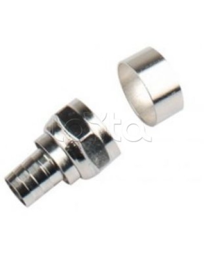 Штекер F-разъем под обжим (RG6U) LAZSO APFC12-RG6U в Муроме Коннекторы Pintop.ru