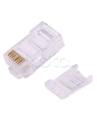 Штекер RJ45 (8P8C) CAT6 со вставкой LAZSO APJ15 в Муроме Коннекторы Pintop.ru