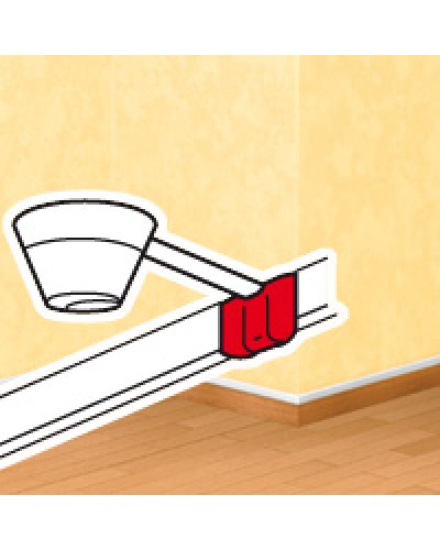 Ответвление Т-образное с перегородкой в 3 плоск. для мини-каналов 32х20 и 40x20 LEGRAND 030216 в Муроме Аксессуары для кабель-канала Pintop.ru