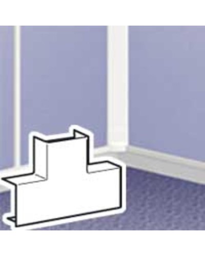 Т-образное ответвление для мини-плинтуса DLPlus 32x16 белый Legrand 033330 в Муроме Аксессуары для кабель-канала Pintop.ru