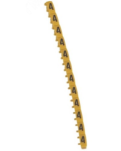 Маркер 4 0,15/0,5 ЖЛТ CAB3 Legrand 038104 в Муроме Аксессуары для кабель-канала Pintop.ru