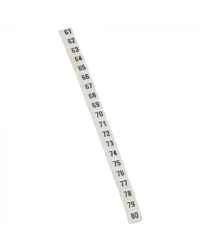 Маркер CAB3 цифры 61-80 Legrand 038163 в Муроме Аксессуары для кабель-канала Pintop.ru