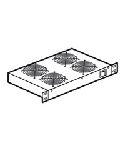 Полка с 4 вентиляторами высотой 1U Legrand 046490 в Муроме Полки для шкафов и стоек Pintop.ru