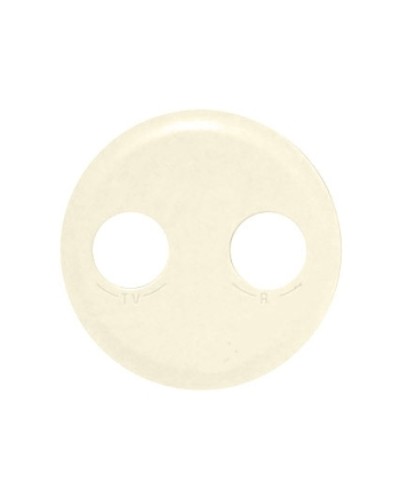 Лицевая панель для розетки TV/FM слоновая кость Celiane Legrand 066232 в Муроме Аксессуары для кабель-канала Pintop.ru