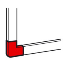 Угол плоский для кабель-канала METRA 16x16 Legrand (638113)