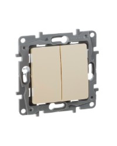 Переключатель двухклавишный 10AX Plus Legrand 672312 в Муроме Аксессуары для кабель-канала Pintop.ru