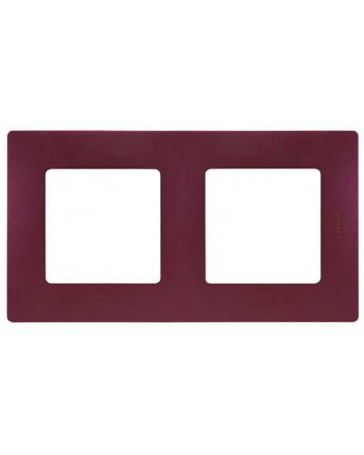 Рамка 2 поста Etika сливовый Legrand 672562 в Муроме Аксессуары для кабель-канала Pintop.ru