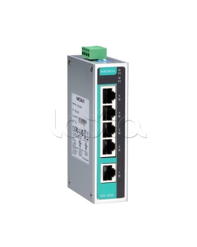 Коммутатор неуправляемый промышленный 5-портовый Moxa EDS-205A-T в Муроме Коммутаторы Pintop.ru