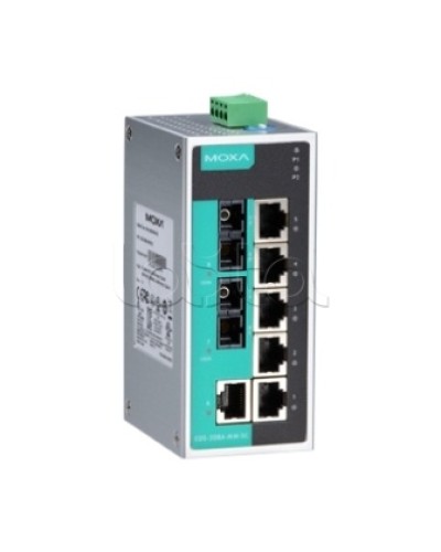 Коммутатор неуправляемый промышленный 8-портовый Moxa EDS-208A-SS-SC в Муроме Коммутаторы Pintop.ru