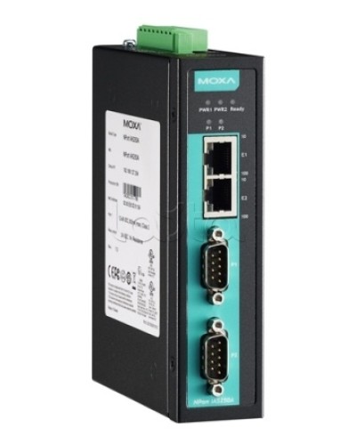Сервер 2-портовый RS-232/422/485 в Ethernet Moxa NPort IA-5250AI-T в Муроме Дополнительное оборудование для ОПС Pintop.ru
