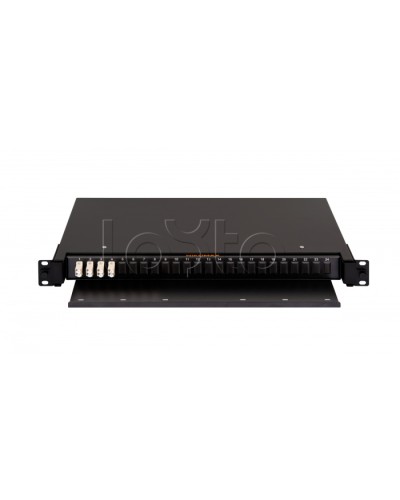 Оптический кросс NIKOMAX 19 Premium Line, 1U (NMF-RP08LCUM2-TS-P1-1U-BK) в Муроме Кросс оптический Pintop.ru