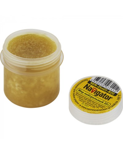 Жир паяльный Navigator 93 141 NEM-Zhn01-B20 (нейтральный, 20 гр) в Муроме Аксессуары для кабель-канала Pintop.ru