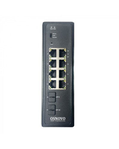 OSNOVO SW-80802-IM(port 90W,360W) Промышленный Web-управляемый PoE коммутатор в Муроме Коммутаторы Pintop.ru