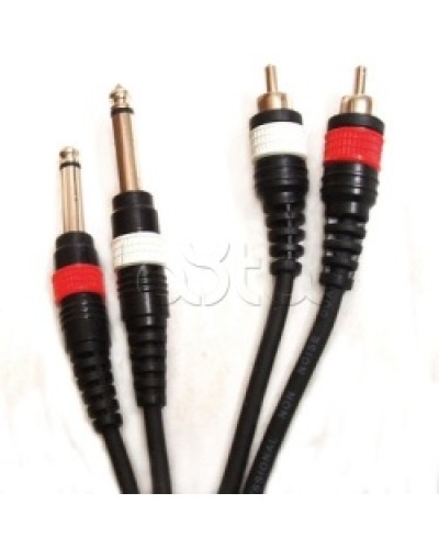 Шнур 2xJack – 2xRCA ROXTON DUL003/1M в Муроме Система оповещения и трансляции Roxton Pintop.ru